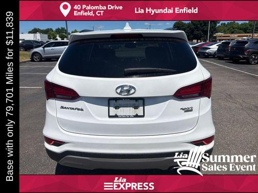 Frost White Pearl 2017 Hyundai Santa Fe Sport 2.4L