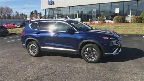 Stormy Sea 2023 Hyundai SANTA FE HEV Blue