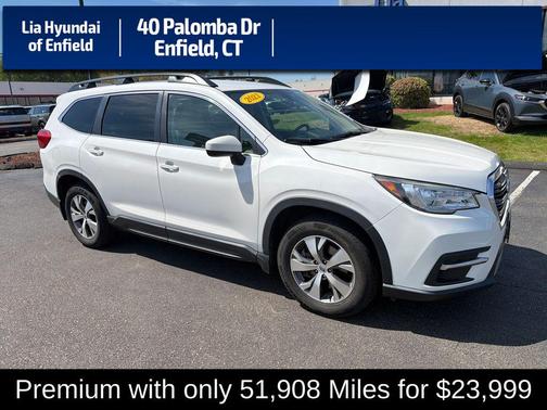 Crystal White Pearl 2021 Subaru Ascent Premium 8-Passenger