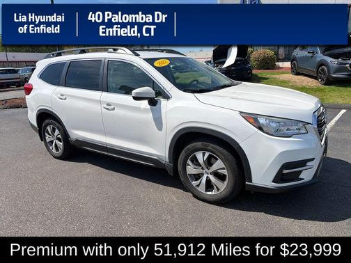 Crystal White Pearl 2021 Subaru Ascent Premium 8-Passenger