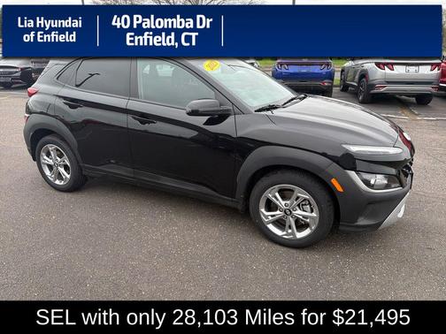 Ultra Black 2023 Hyundai KONA SEL