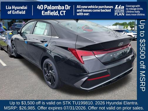 Abyss Black 2026 Hyundai ELANTRA Sport