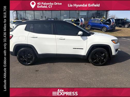 White Clearcoat 2020 Jeep Compass Latitude