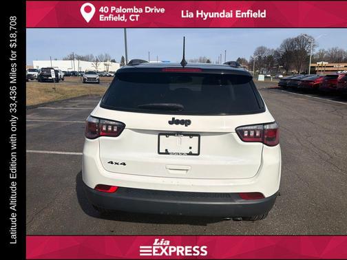 White Clearcoat 2020 Jeep Compass Latitude