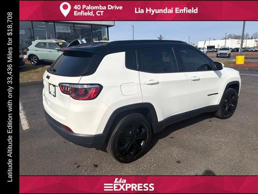 White Clearcoat 2020 Jeep Compass Latitude