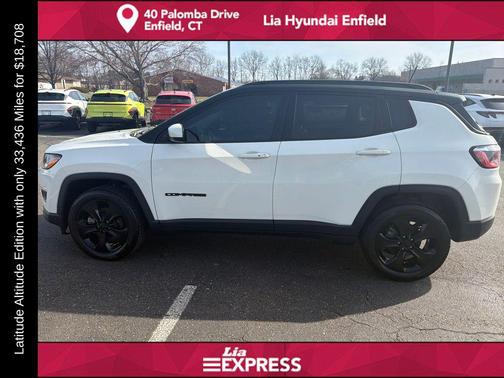 White Clearcoat 2020 Jeep Compass Latitude