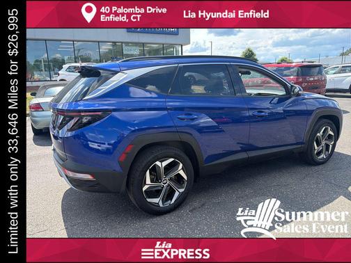 Intense Blue 2023 Hyundai TUCSON Limited