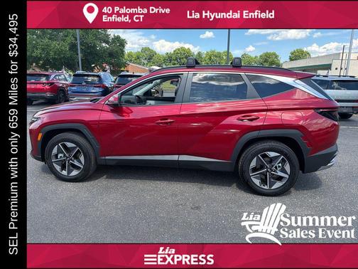 Ultimate Red 2026 Hyundai TUCSON SEL Premium
