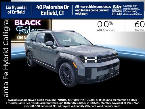 Hampton Gray 2027 Hyundai SANTA FE HEV Calligraphy