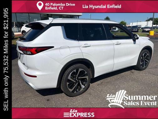 White Diamond 2022 Mitsubishi Outlander SEL S-AWC