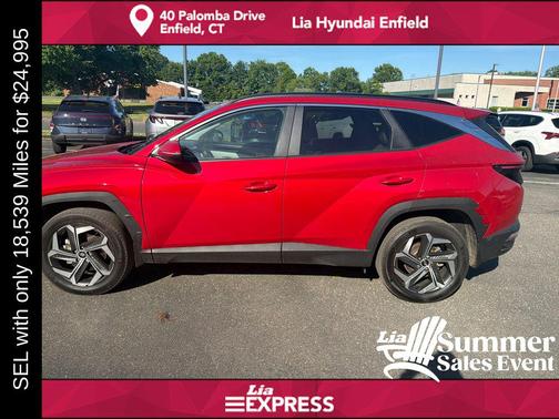 Calypso Red 2023 Hyundai TUCSON SEL