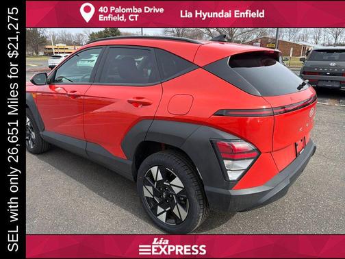Soultronic Orange Pearl 2025 Hyundai KONA SEL
