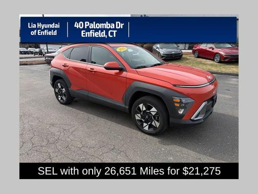 Soultronic Orange Pearl 2025 Hyundai KONA SEL