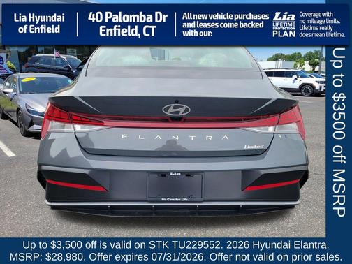 Ecotronic Gray 2026 Hyundai ELANTRA Limited