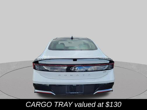 Serenity White 2026 Hyundai SONATA Hybrid SE