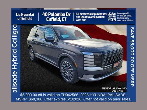 Ecotronic Gray Pearl 2026 Hyundai Palisade Hybrid Calligraphy