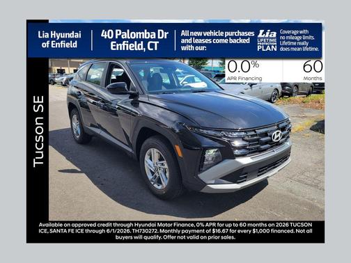 Phantom Black 2026 Hyundai TUCSON SE
