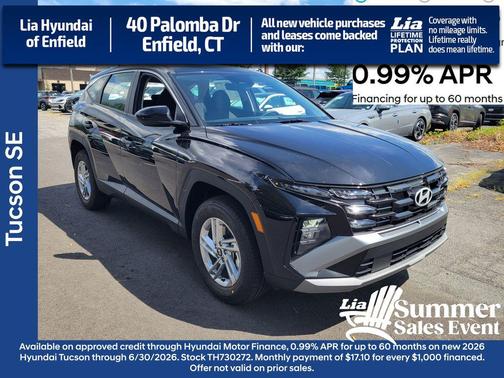 Phantom Black 2026 Hyundai TUCSON SE