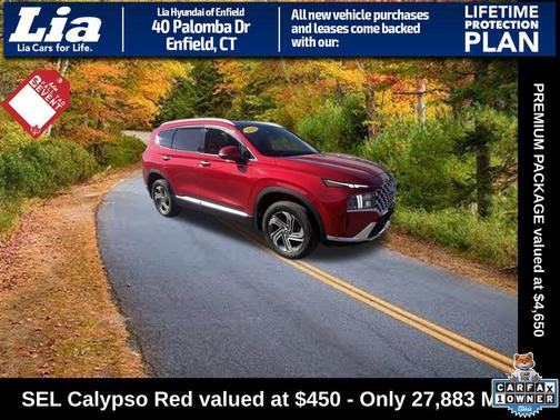 Calypso Red 2023 Hyundai SANTA FE SEL 2.4