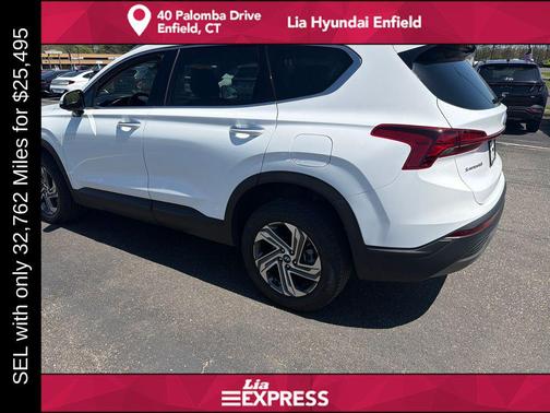 Serenity White Pearl 2023 Hyundai SANTA FE SEL 2.4