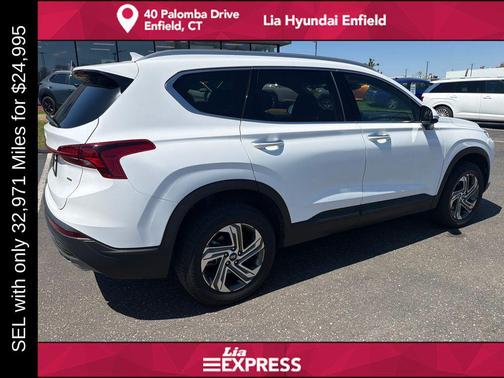 Serenity White Pearl 2023 Hyundai SANTA FE SEL 2.4