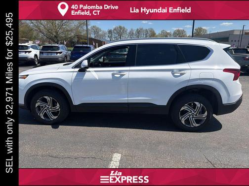 Serenity White Pearl 2023 Hyundai SANTA FE SEL 2.4