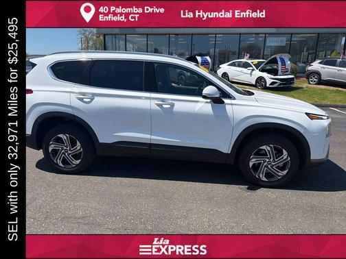 Serenity White Pearl 2023 Hyundai SANTA FE SEL 2.4