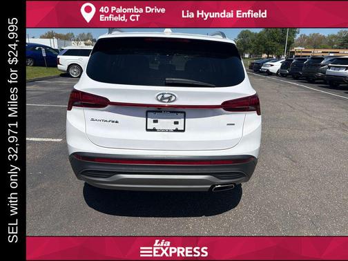 Serenity White Pearl 2023 Hyundai SANTA FE SEL 2.4