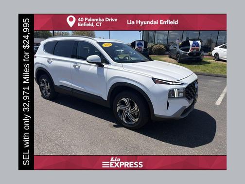 Serenity White Pearl 2023 Hyundai SANTA FE SEL 2.4