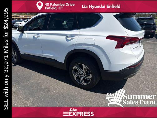 Serenity White Pearl 2023 Hyundai SANTA FE SEL 2.4