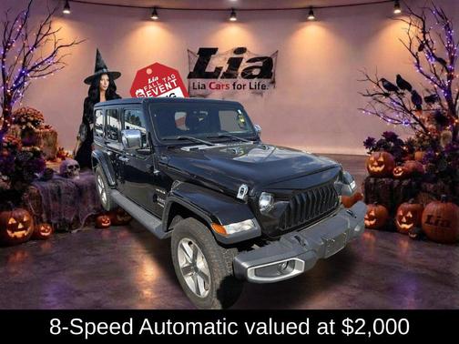 Black Clearcoat 2020 Jeep Wrangler Unlimited Sahara