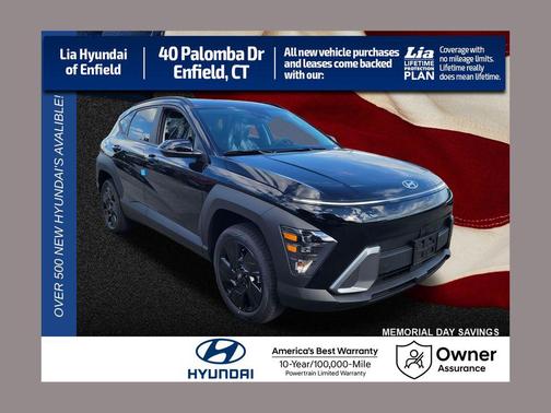 Abyss Black Pearl 2026 Hyundai KONA SEL Sport