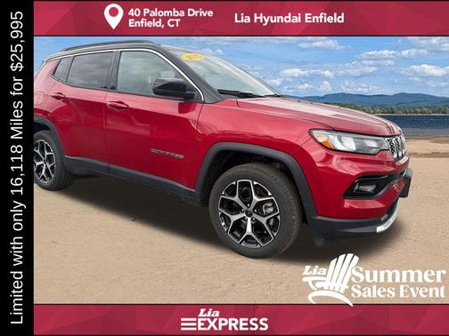 Red Hot Pearlcoat 2025 Jeep Compass Limited