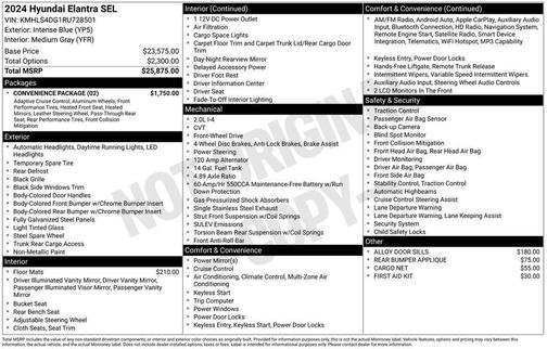 2024 Hyundai ELANTRA SEL