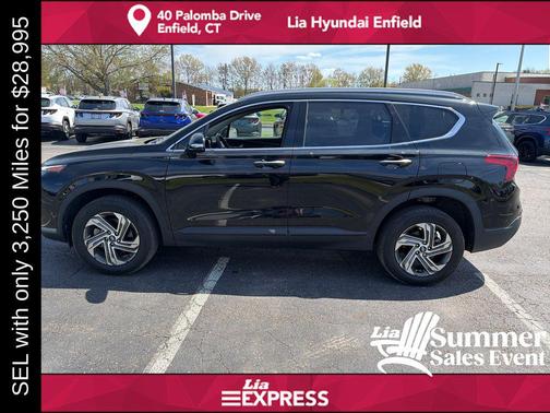Twilight Black 2023 Hyundai SANTA FE SEL 2.4