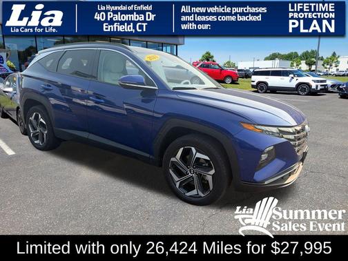 Intense Blue 2023 Hyundai TUCSON Limited