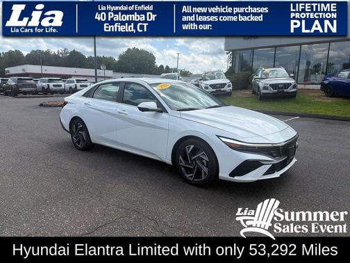 Serenity White 2024 Hyundai ELANTRA Limited