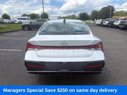 Serenity White 2024 Hyundai ELANTRA Limited