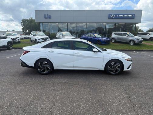 Serenity White 2024 Hyundai ELANTRA Limited