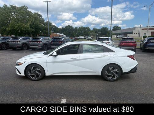Serenity White 2024 Hyundai ELANTRA Limited