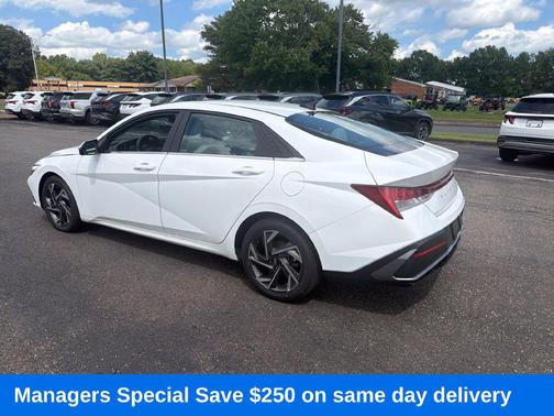 Serenity White 2024 Hyundai ELANTRA Limited