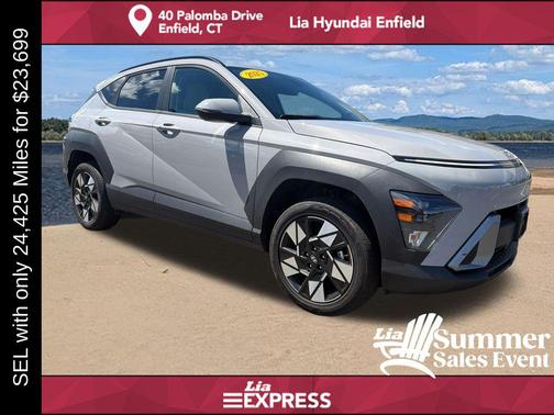 Cyber Gray Metallic 2025 Hyundai KONA SEL