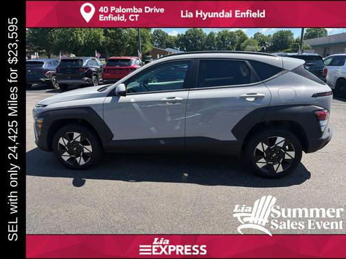 Cyber Gray Metallic 2025 Hyundai KONA SEL