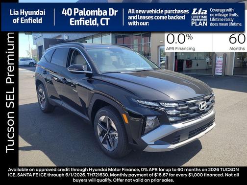 Phantom Black 2026 Hyundai TUCSON SEL Premium