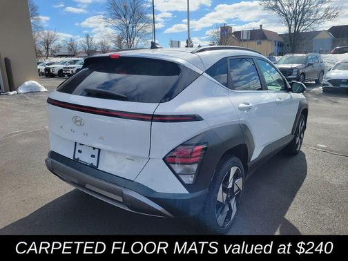 Atlas White 2026 Hyundai KONA Limited