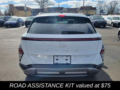 Atlas White 2026 Hyundai KONA Limited