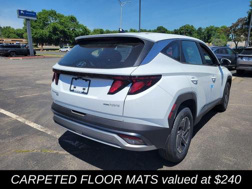 Creamy White Pearl 2026 Hyundai TUCSON Hybrid Blue SE