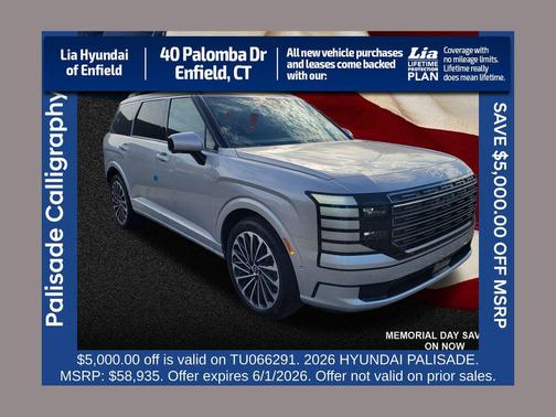 Typhoon Silver Metallic 2026 Hyundai PALISADE Calligraphy