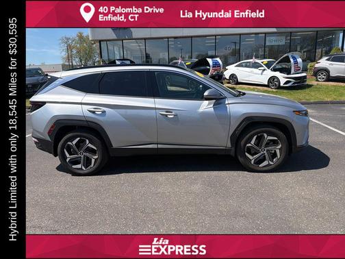Shimmering Silver 2023 Hyundai TUCSON Hybrid Limited