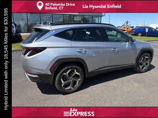 Shimmering Silver 2023 Hyundai TUCSON Hybrid Limited